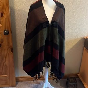 Indigo Soul wrap with toggle button.  Great condition